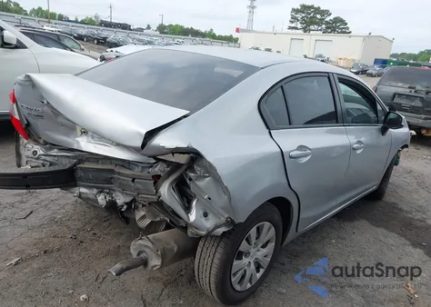 2012 Honda Civic Lx из США, поврежденный, VIN 2HGFB2F56CH560545